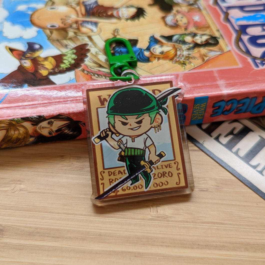 ⚔️ Pirate Hunter - Double Sided Acrylic Charm