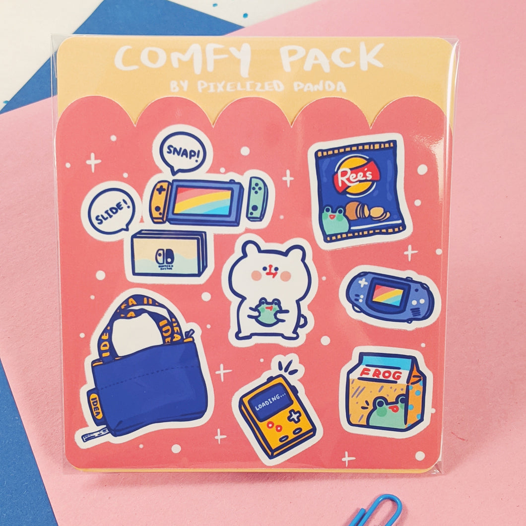 Comfy Pack - Sticker Sheet
