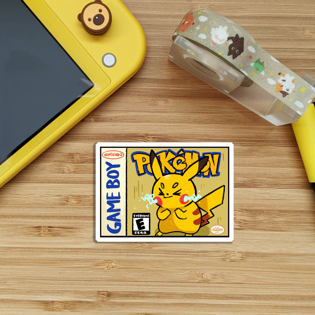 Yellow Pocket Game - Sticker