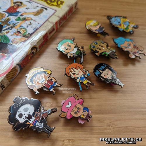 One Piece - Sanji & Usopp Enamel Pin Set