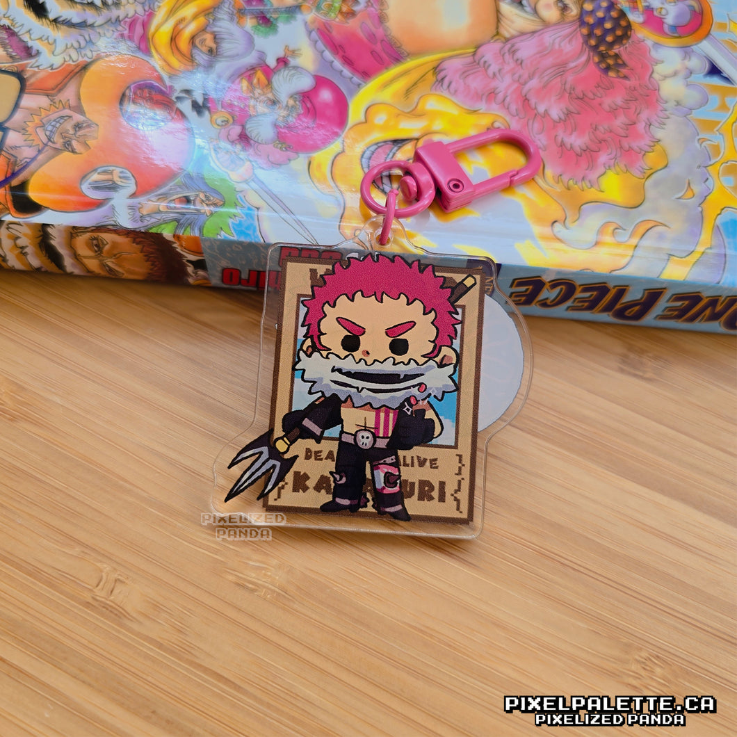 🍩 Charlotte Triplet  - Double Sided Acrylic Charm