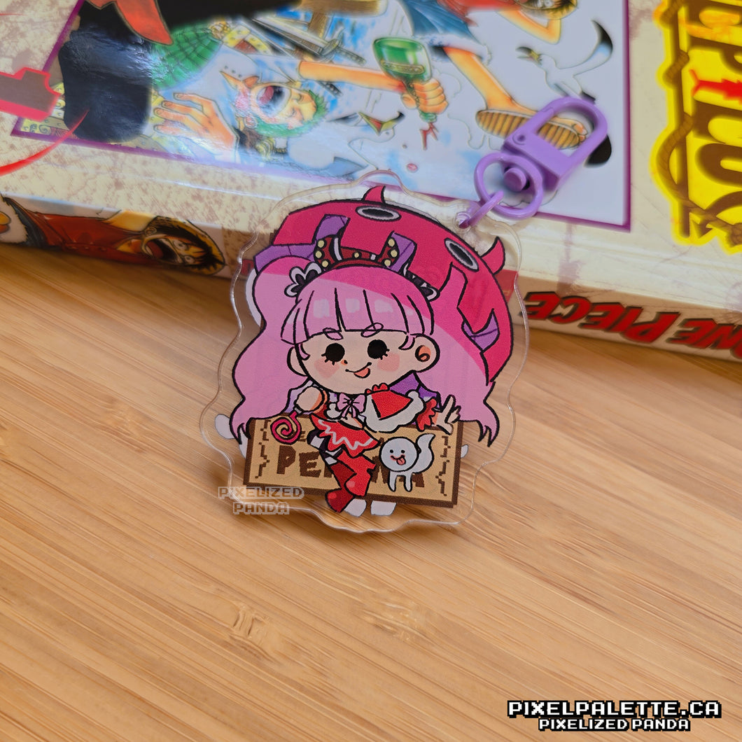 👻 Ghost Princess - Double Sided Acrylic Charm