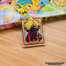 Load image into Gallery viewer, 🦋 Reiju / 🍜 Soba Mask - Double Sided Acrylic Charm
