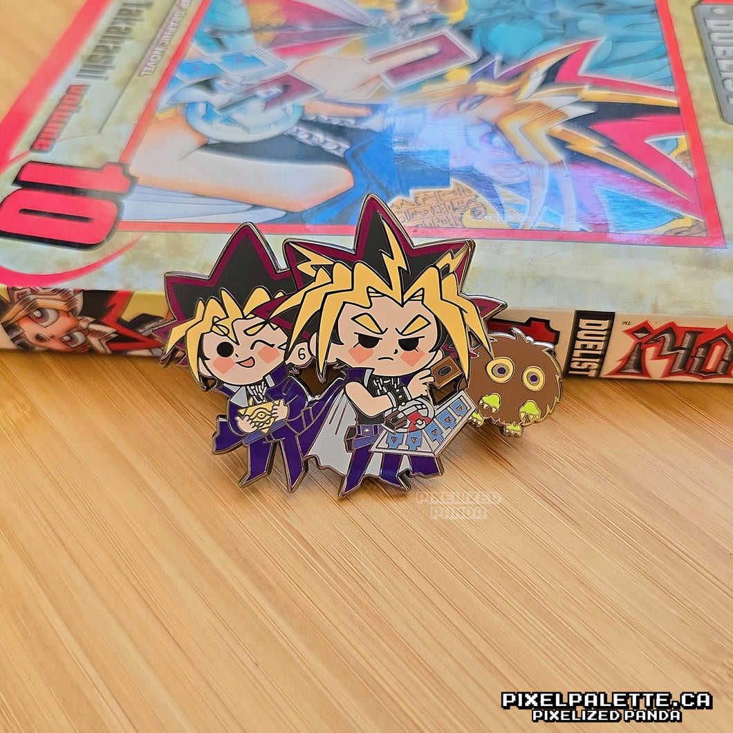 Yugi/Yami Yugi and Kuriboh 🎲 - Enamel Pin