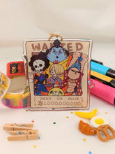 Load image into Gallery viewer, Wanted Pirates! Dead or Alive! Acrylic Charm
