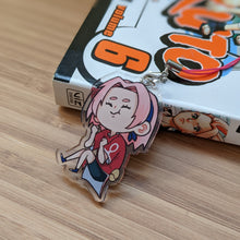 Load image into Gallery viewer, Cherry Blossom Gal - Acrylic Charm
