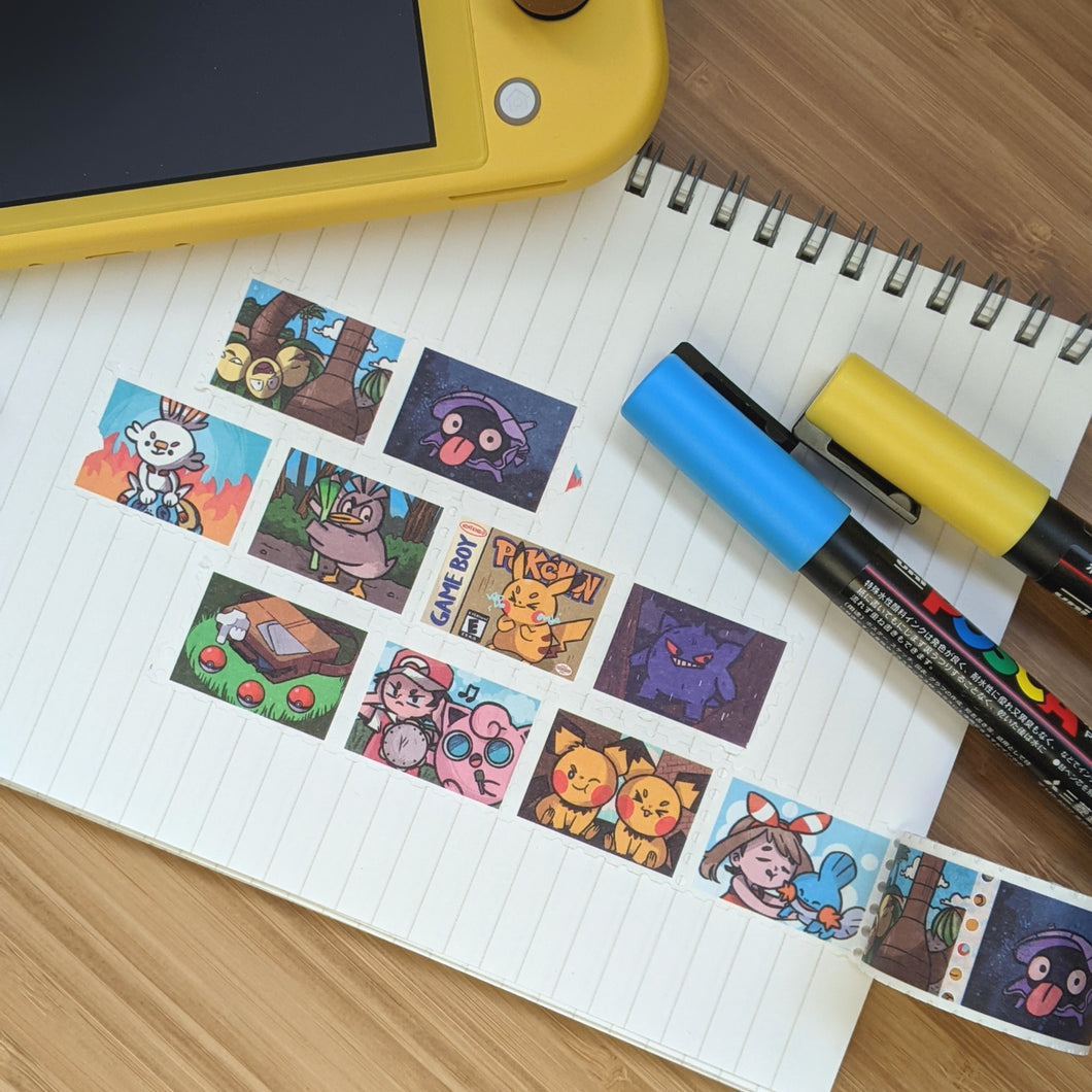 Pocket Friends - Stamp Washi Tape