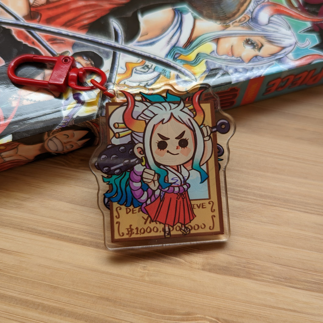 👺 Onihime - Double Sided Acrylic Charm