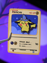 Load image into Gallery viewer, Spoopachu! A Spooky Enamel Pin!
