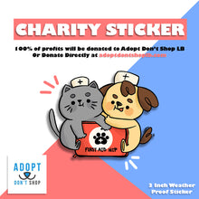 Load image into Gallery viewer, Adopt Don&#39;t Shop Charity Sticker!
