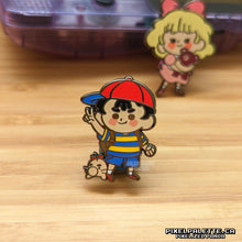 Load image into Gallery viewer, Ness 👾 - Enamel Pin
