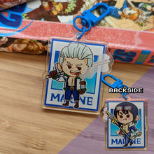 Load image into Gallery viewer, 🚬 Marine&#39;s Commander/ 👓 Marine&#39;s Vice-Commander - Double Sided Acrylic Charm
